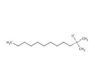 N,N-Dimethyldecylamine N-oxide (CAS 2605-79-0) - chemical structure image