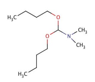 N,N-Dimethylformamide dibutyl acetal (CAS 18503-90-7) - chemical structure image