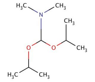 N,N-Dimethylformamide diisopropyl acetal (CAS 18503-89-4) - chemical structure image