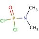 N,N-Dimethylphosphoramic dichloride (CAS 677-43-0) - chemical structure image