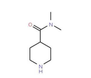 N,N-dimethylpiperidine-4-carboxamide (CAS 1903-68-0) - chemical structure image