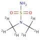N,N-Dimethylsulfamide-d6 (CAS 1189689-95-9) - chemical structure image
