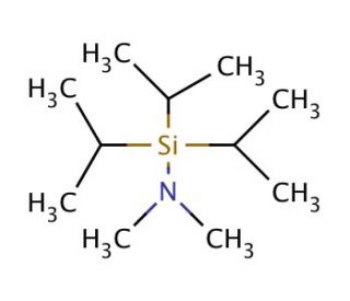 N,N-Dimethyltriisopropylsilylamine (CAS 181231-66-3) - chemical structure image