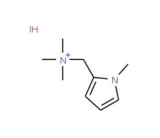 N,N,N-trimethyl(1-methyl-1H-pyrrol-2-yl)methanaminium iodide - chemical structure image