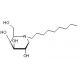 N-(n-Nonyl)deoxygalactonojirimycin (CAS 223771-83-3) - chemical structure image