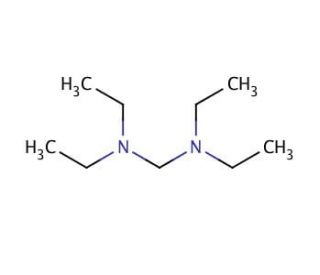 N,N,N&prime;,N&prime;-Tetraethylmethanediamine (CAS 102-53-4) - chemical structure image