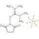 N,N,N′,N′-Tetramethyl-O-(N-succinimidyl)uronium hexafluorophosphate (CAS 265651-18-1) - chemical structure image