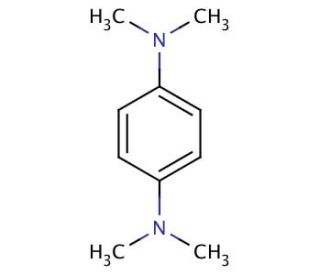 N,N,N′,N′-Tetramethyl-p-phenylenediamine (CAS 100-22-1) - chemical structure image