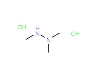 N,N,N&prime;-Trimethyl-hydrazine dihydrochloride (CAS 339539-94-5) - chemical structure image