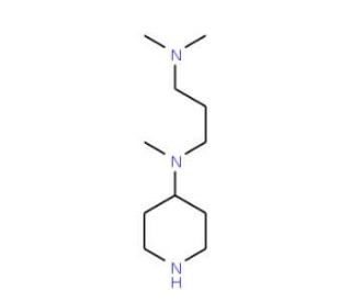 N,N,N&prime;-Trimethyl-N&prime;-piperidin-4-ylpropane-1,3-diamine - chemical structure image