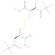N,N′-Bis(trifluoroacetyl)-L-Cystine Dimethyl Ester (CAS 1492-83-7) - chemical structure image