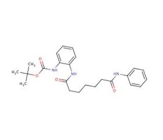 N-(N2-Boc-2-Aminophenyl)-N&prime;-phenylheptanediamide - chemical structure image