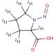 N-Nitroso-D,L-proline-d3 (CAS 2571-28-0 (unlabeled)) - chemical structure image 