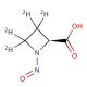 N-Nitroso-L-(azetidine-d4)-2-carboxylic Acid - chemical structure image