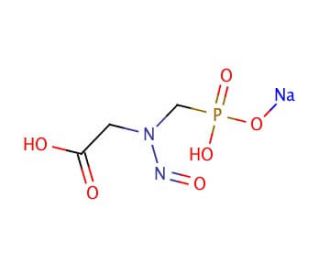 N-Nitroso-N-(phosphonomethyl)glycine (CAS 56516-72-4) - chemical structure image