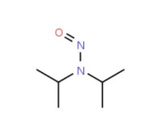 N-Nitrosodiisopropylamine (CAS 601-77-4) - chemical structure image