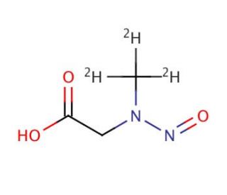 N-Nitrososarcosine-d3 (CAS 1189871-94-0) - chemical structure image