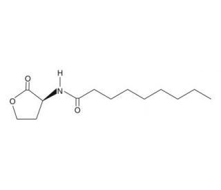 N-nonanoyl-L-Homoserine lactone (CAS 177158-21-3) - chemical structure image