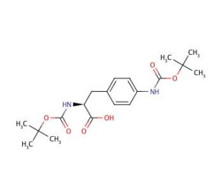N,N&prime;-Bis-Boc 4-Amino-L-phenylalanine - chemical structure image