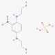 N,N′-Bis(2-hydroxyethyl)-2-nitro-p-phenylenediamine sulfate (CAS 84041-77-0 (free base)) - chemical structure image