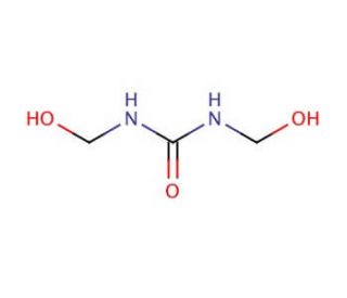 N,N&prime;-Bis(hydroxymethyl)urea (CAS 140-95-4) - chemical structure image