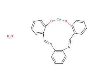 N,N&prime;-Bis(salicylidene)-1,2-phenylenediaminocobalt(II) monohydrate (CAS 207124-69-4) - chemical structure image