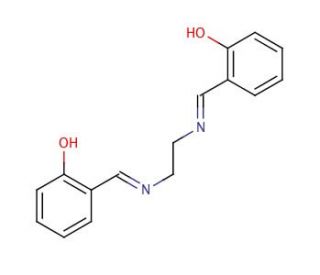 N,N&prime;-Bis(salicylidene)ethylenediamine (CAS 94-93-9) - chemical structure image