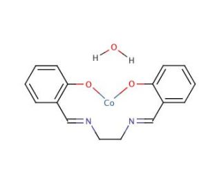 N,N&prime;-Bis(salicylidene)ethylenediaminocobalt(II) hydrate (CAS 207124-68-3) - chemical structure image