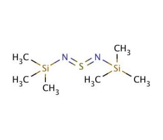 N,N&prime;-Bis(trimethylsilyl)sulfur diimide (CAS 18156-25-7) - chemical structure image