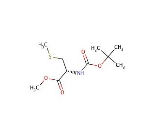 N,N&prime;-Di-Boc-(L)-cystine-dimethyl Ester (CAS 77826-55-2) - chemical structure image