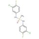 N,N′-Di(3-chloro-4-fluorophenyl)methylphosphonic Diamide (CAS 647824-32-6) - chemical structure image