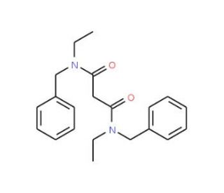 N,N&prime;-Dibenzyl-N,N&prime;-diethyl-malonamide - chemical structure image