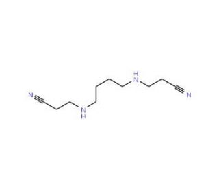 N,N&prime;-Dicyanoethyl-1,4-butanediamine - chemical structure image