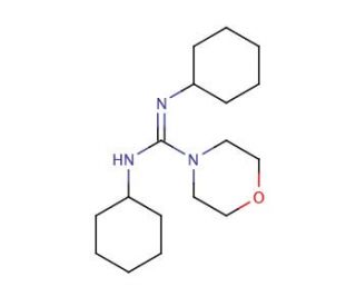 N,N&prime;-Dicyclohexyl-4-morpholinecarboxamidine (CAS 4975-73-9) - chemical structure image