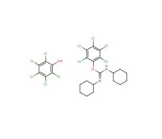 N,N&prime;-Dicyclohexylcarbodiimide Pentachlorophenol Complex (CAS 15406-98-1) - chemical structure image