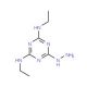 N,N′-Diethyl-6-hydrazino-[1,3,5]triazine-2,4-diamine (CAS 10421-98-4) - chemical structure image