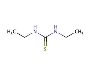 N,N&prime;-Diethylthiourea (CAS 105-55-5) - chemical structure image