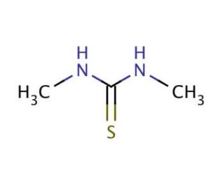 N,N&prime;-Dimethylthiourea (CAS 534-13-4) - chemical structure image