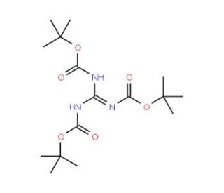 N,N&prime;,N&prime;&prime;-Tri-Boc-guanidine (CAS 216584-22-4) - chemical structure image
