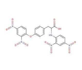 N,O-Di(DNP)-L-tyrosine (CAS 1694-93-5) - chemical structure image