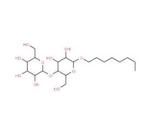 n-Octyl-&beta;-D-maltopyranoside (CAS 82494-08-4) - chemical structure image