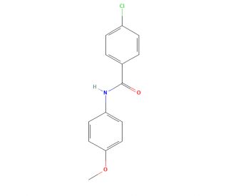 N-(p-Chlorobenzoyl)-p-anisidine (CAS 4018-82-0) - chemical structure image