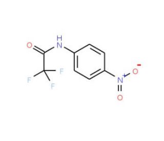N-(p-Nitrophenyl)-2,2,2-trifluoroacetamide (CAS 404-27-3) - chemical structure image