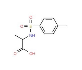 N-(p-Toluenesulfonyl)-DL-alanine (CAS 4816-81-3) - chemical structure image