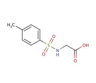 N-p-Tosylglycine (CAS 1080-44-0) - chemical structure image