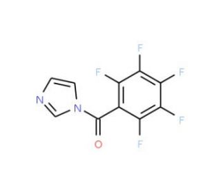 N-Pentafluorobenzoylimidazole (CAS 75641-06-4) - chemical structure image