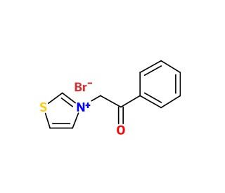 N-Phenacylthiazolium bromide (CAS 5304-34-7) - chemical structure image