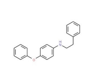 N-Phenethyl-4-phenoxyaniline - chemical structure image