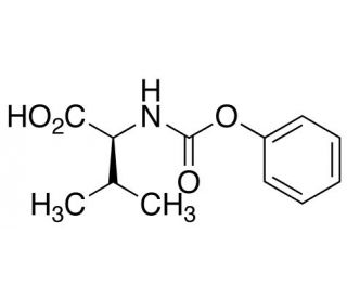 N-Phenoxycarbonyl-L-valine (CAS 126147-70-4) - chemical structure image