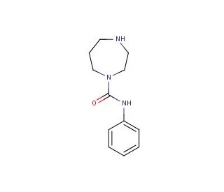 N-phenyl-1,4-diazepane-1-carboxamide - chemical structure image